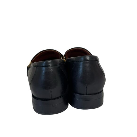 Vionic Black Loafers with Gold Chain - Picture 4 of 11